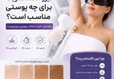 لیزر الکساندرایت برای چه پوستی مناسب است