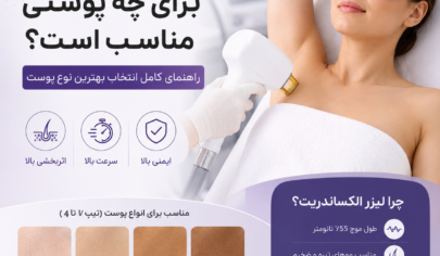 لیزر الکساندرایت برای چه پوستی مناسب است
