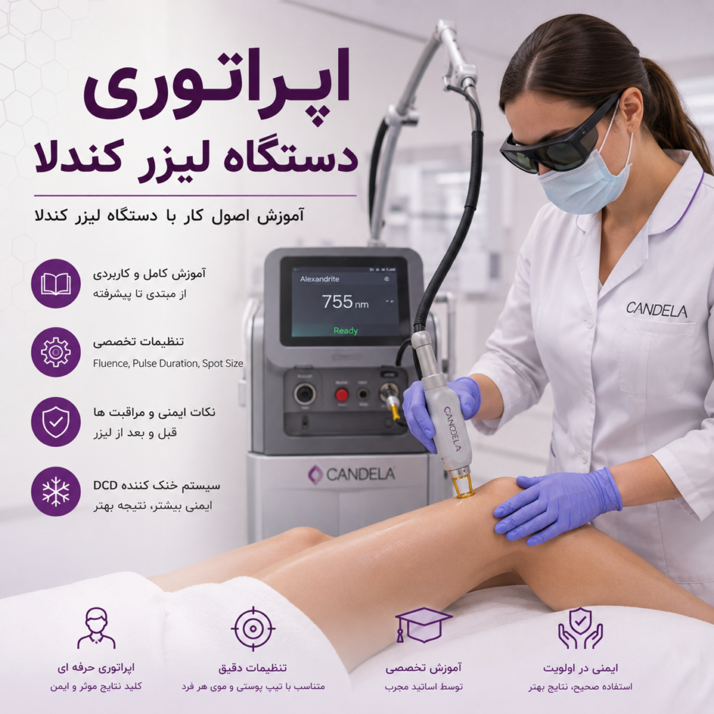 اپراتوری دستگاه لیزر کندلا
