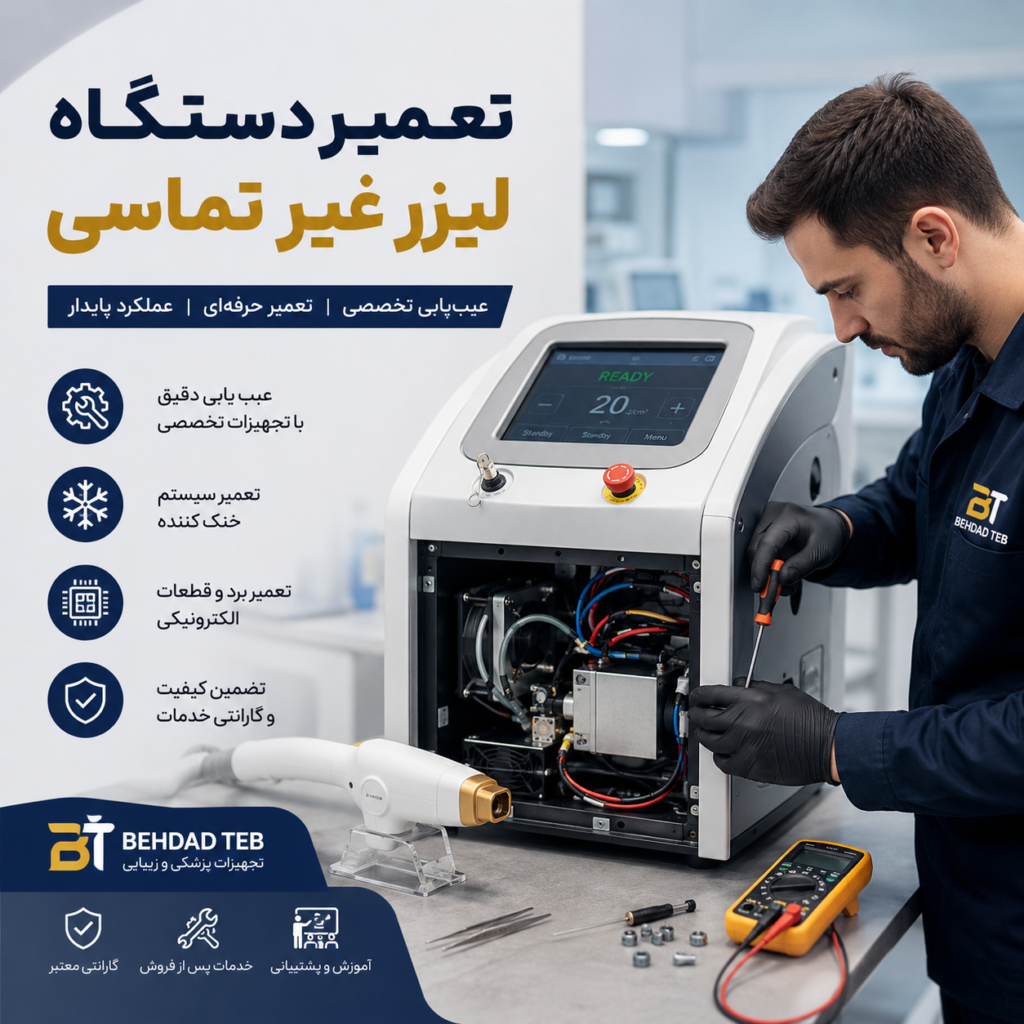 تعمیر دستگاه لیزر غیر تماسی