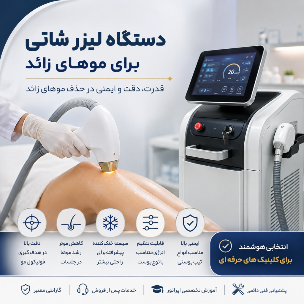 دستگاه لیزر شاتی برای موهای زائد