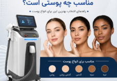 دستگاه لیزر شاتی مناسب چه پوستی است