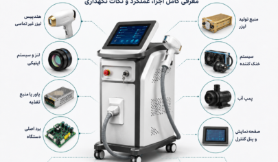 قطعات دستگاه لیزر غیر تماسی