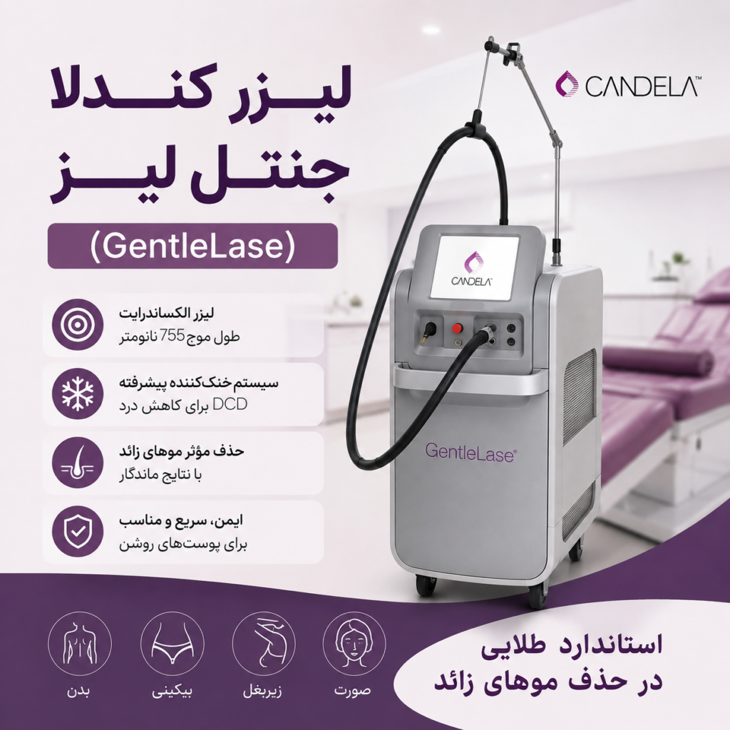 لیزر کندلا جنتل لیز (GentleLase)