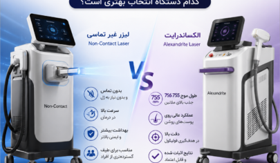 مقایسه لیزر غیر تماسی و الکساندرایت